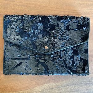 Target: A New Day Sequin & Velvet Clutch